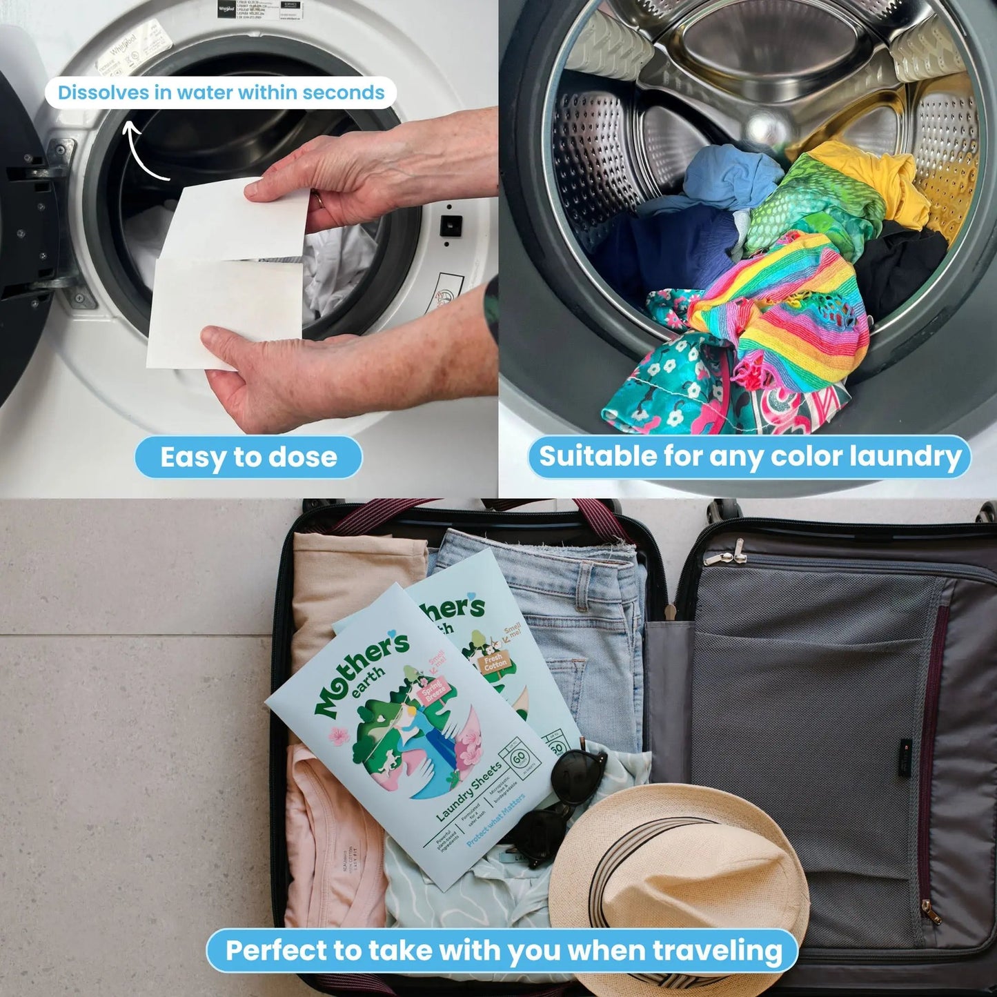 Eco-Friendly Laundry Sheets Mother's Earth