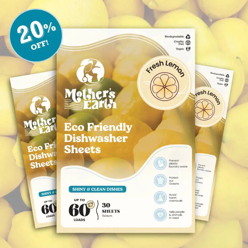 Dishwasher Sheets | 180 Washes + Free Gifts Mother's Earth