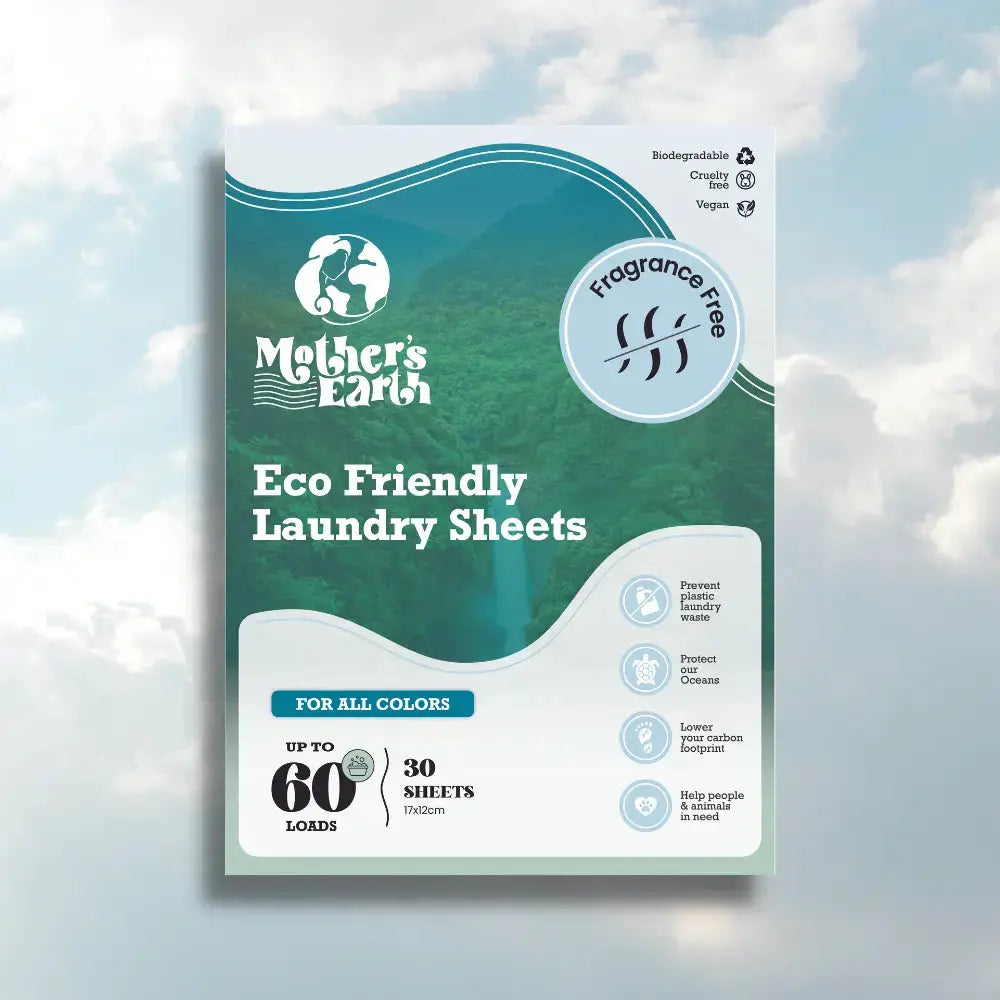 Eco-Friendly Laundry Sheets | 60 Washes Mother's Earth