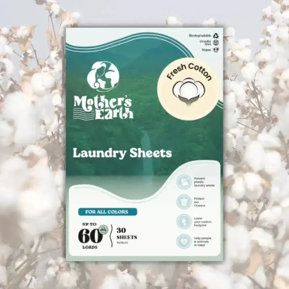 Eco-Friendly Laundry Sheets (Stock Clearance Sale) Mother's Earth