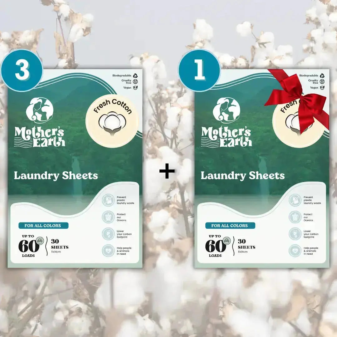 Eco-Friendly Laundry Sheets (Stock Clearance Sale) Mother's Earth