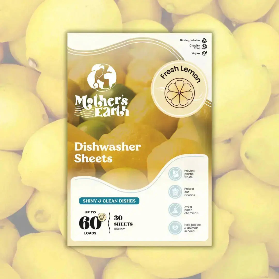Eco-Friendly Dishwasher Sheets (Stock Clearance Sale) Mother's Earth