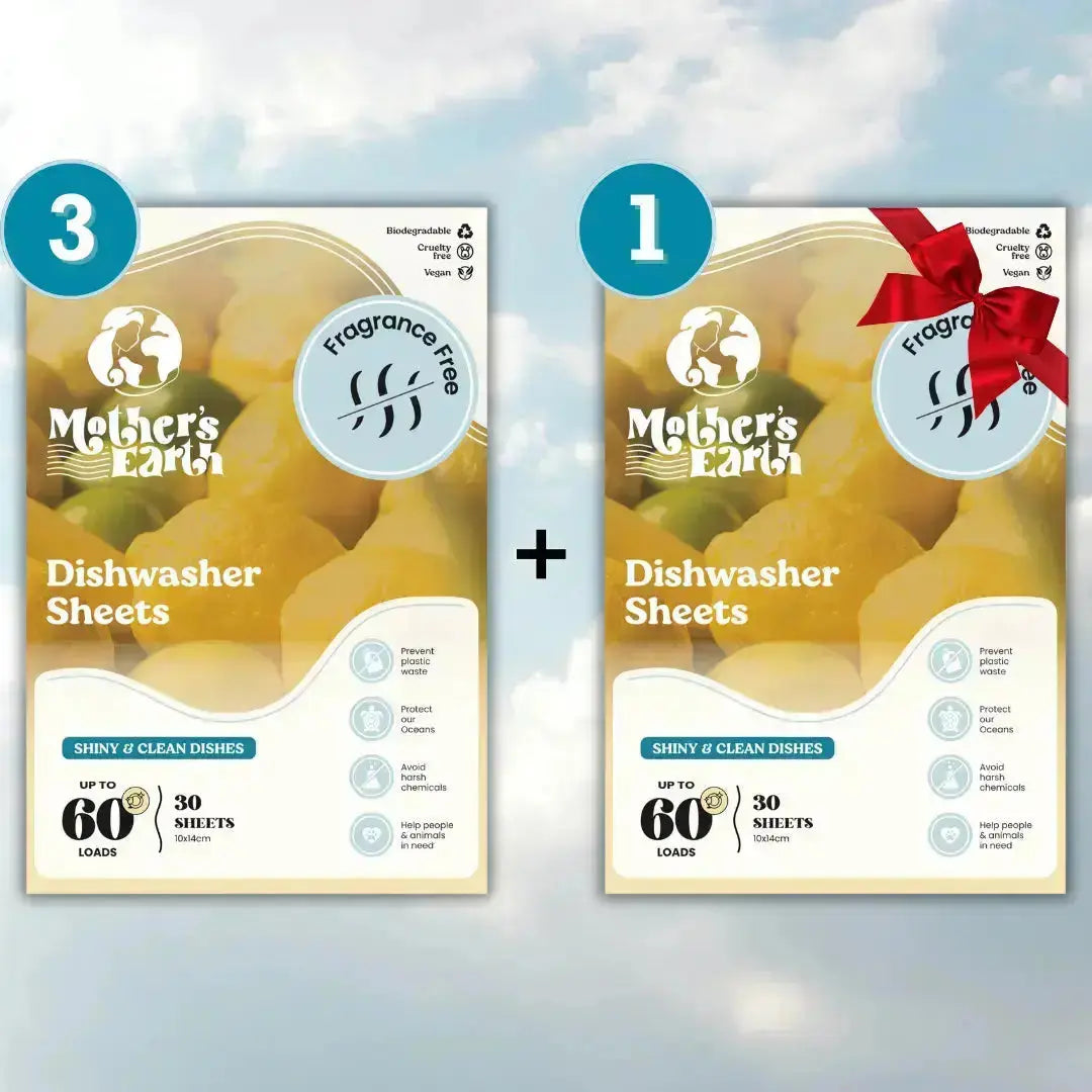 Eco-Friendly Dishwasher Sheets (Stock Clearance Sale) Mother's Earth