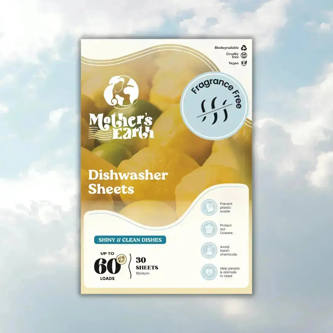 Eco-Friendly Dishwasher Sheets (Stock Clearance Sale) Mother's Earth