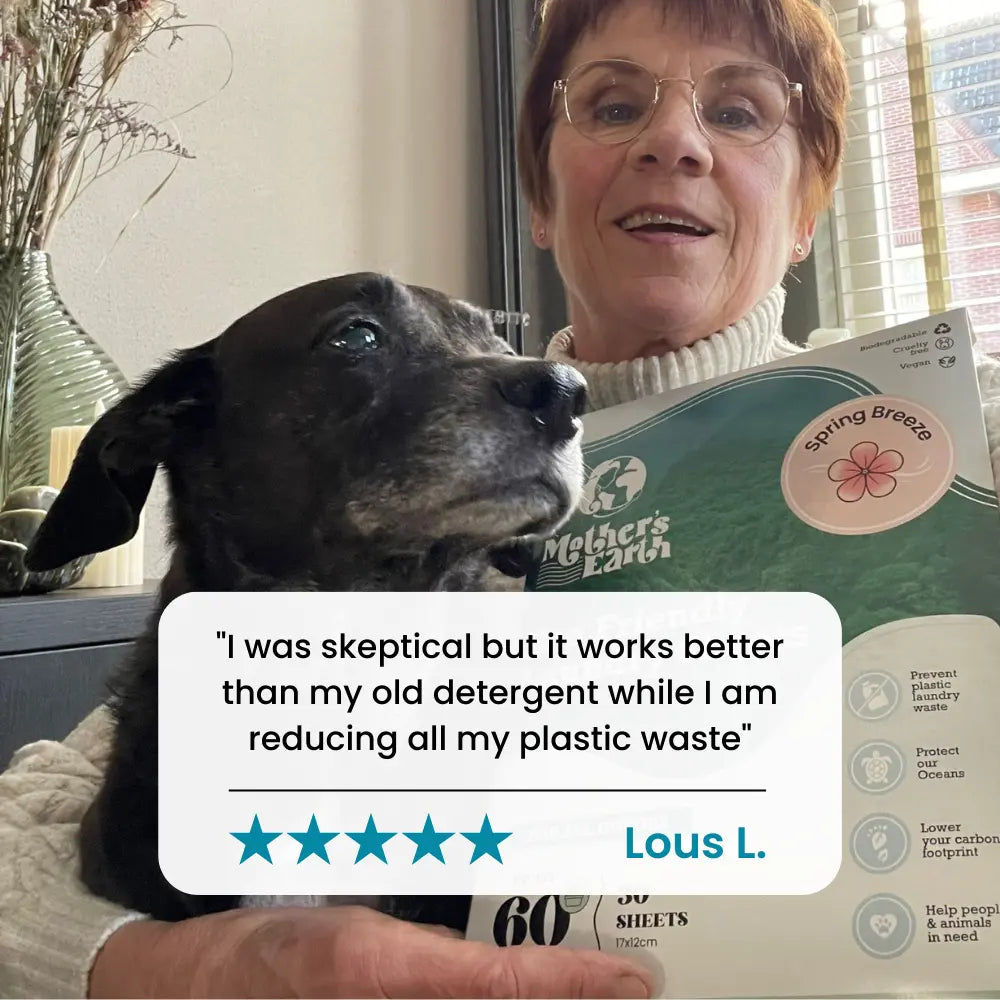 Eco-Friendly Laundry Sheets | 300 Washes Mother's Earth