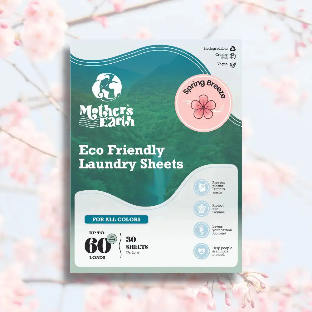 Eco-Friendly Laundry Sheets | 60 Washes Mother's Earth
