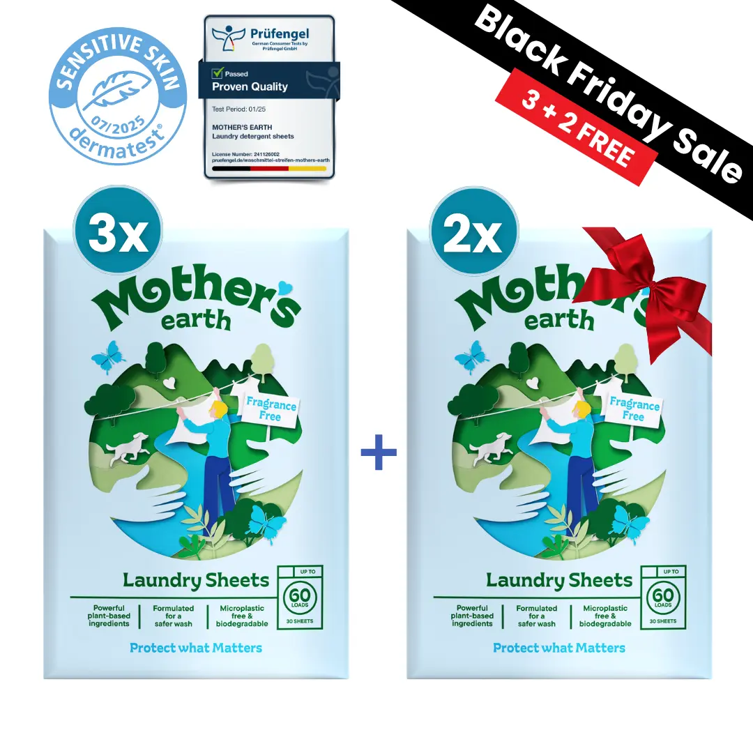 Eco-Friendly Laundry Sheets - Black Friday. Mother's Earth