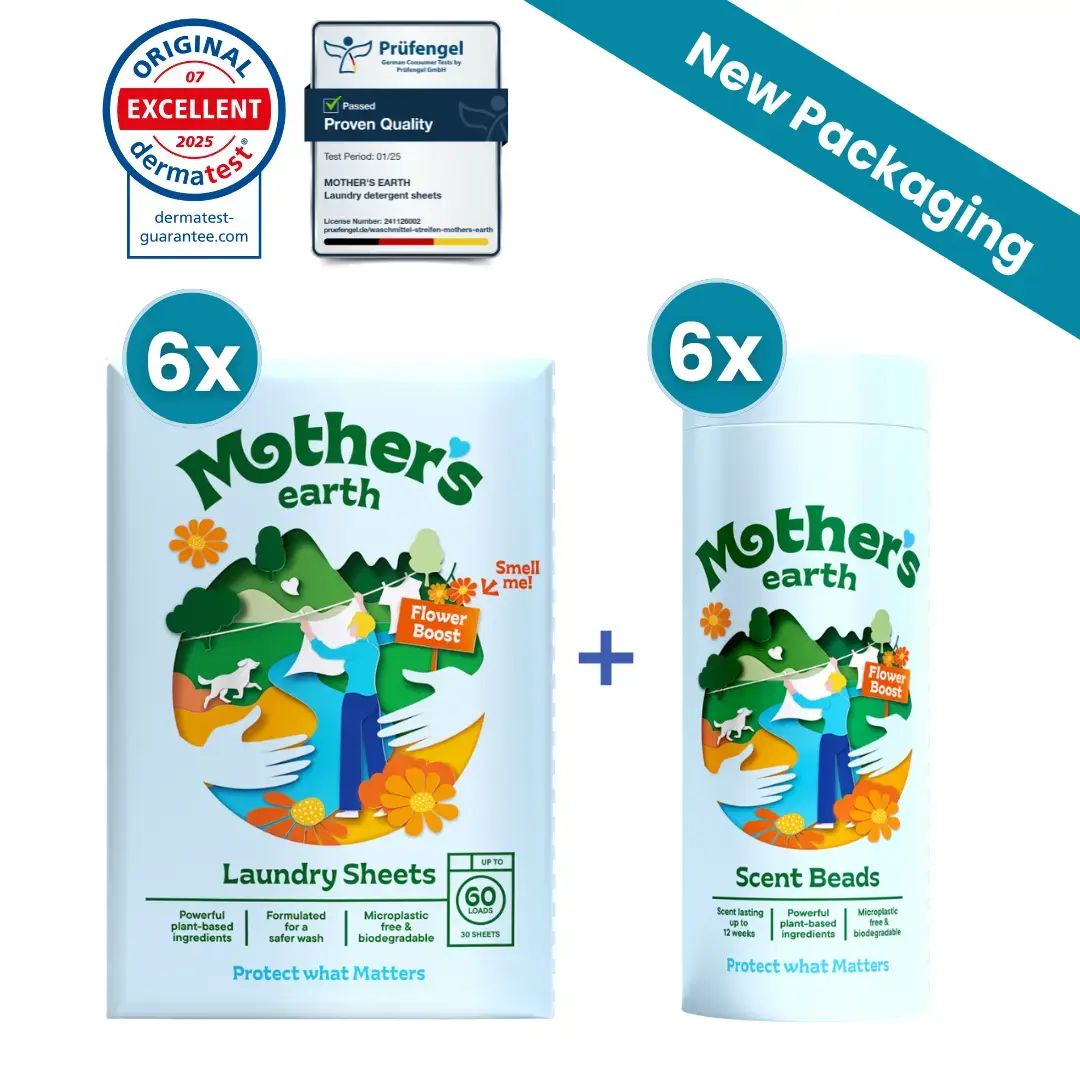 Eco-Friendly Laundry Sheets + Scent Beads - Black Friday Mother's Earth