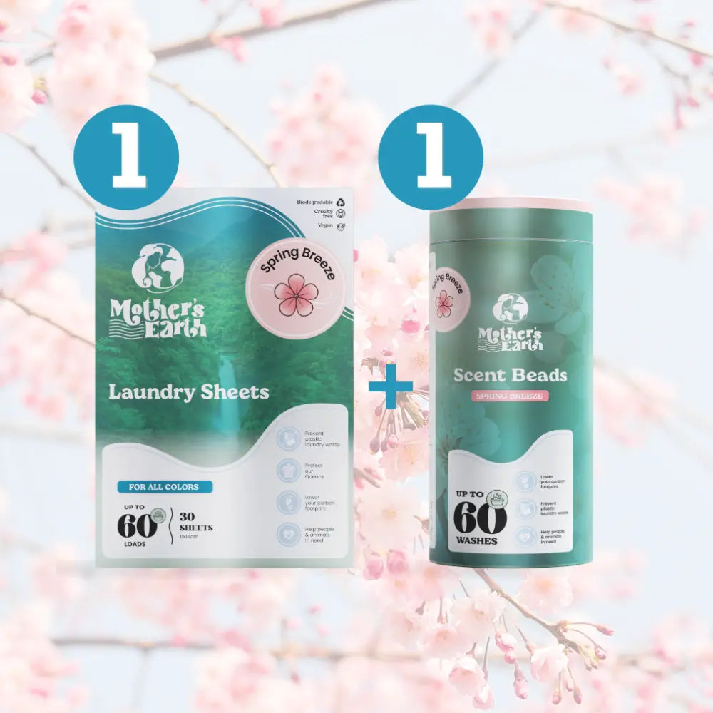 Eco-Friendly Laundry Sheets + Scent Beads Value Bundle Mother's Earth