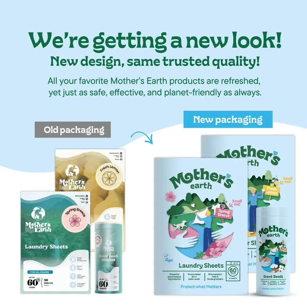 Eco-Friendly Laundry Sheets + Scent Beads - Black Friday Mother's Earth