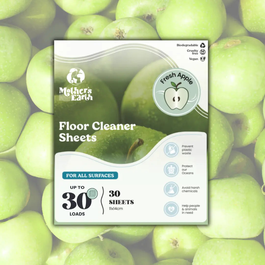 Eco-Friendly Floor Cleaner Sheets | Plastic-Free Cleaning