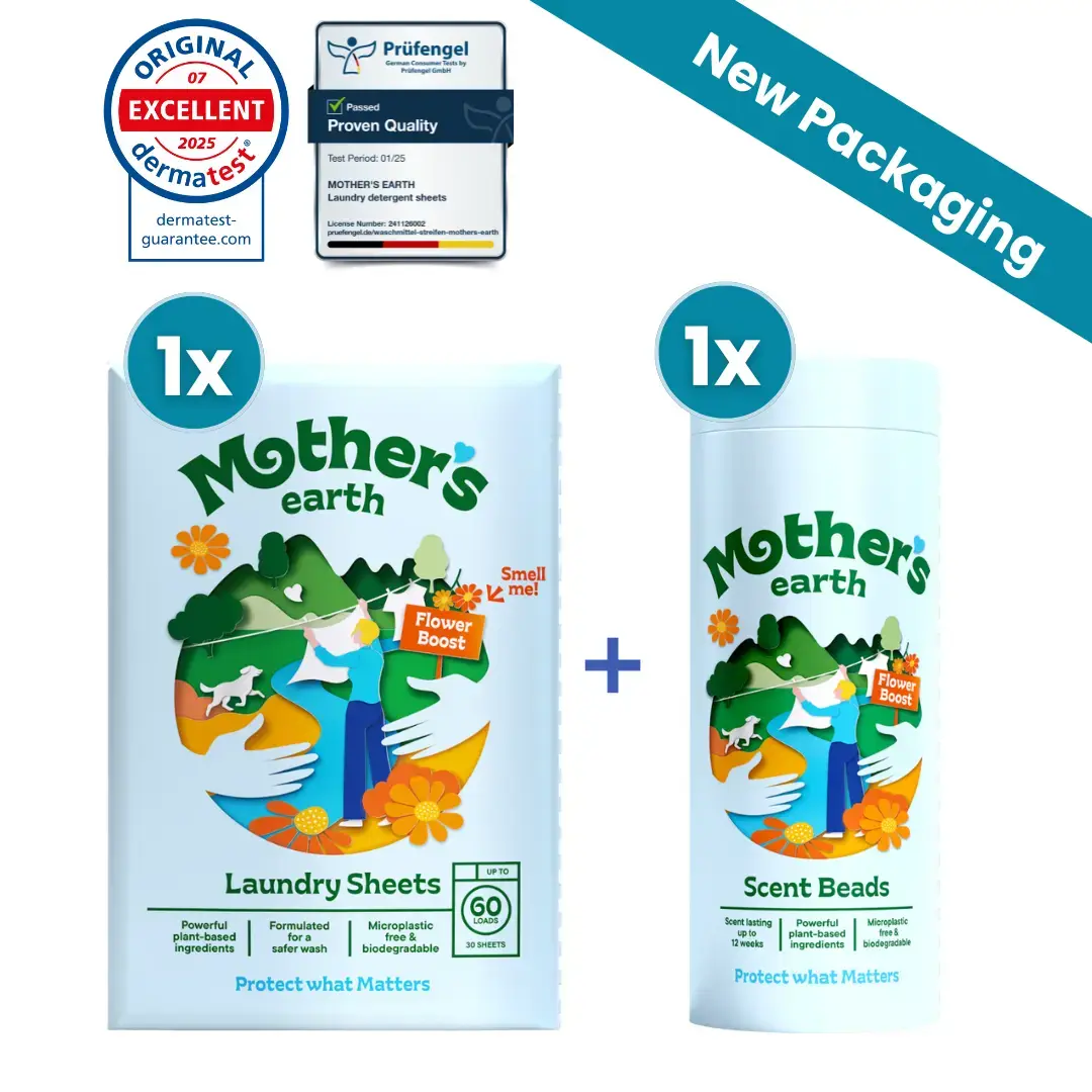 Eco-Friendly Laundry Sheets + Scent Beads - Black Friday Mother's Earth