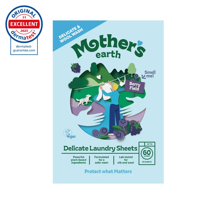 Laundry Detergent Sheet - Silk & Wool Mother's Earth Worldwide