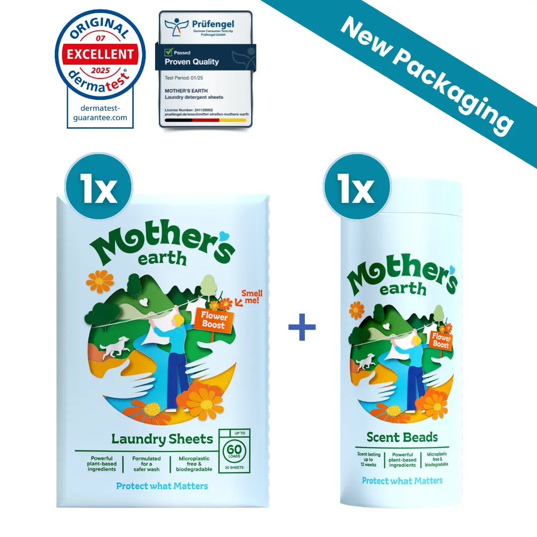 Eco-Friendly Laundry Sheets + Scent Beads Value Bundle Mother's Earth