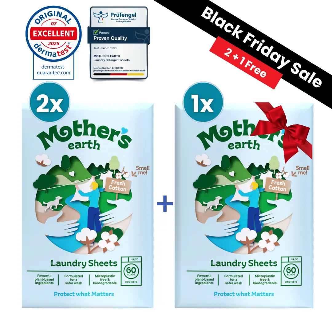 Eco-Friendly Laundry Sheets - Black Friday. Mother's Earth