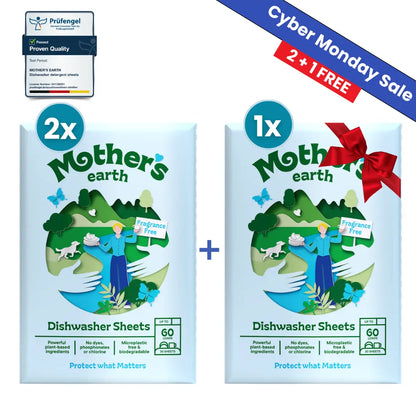 Eco-Friendly Dishwasher Sheets Mother's Earth