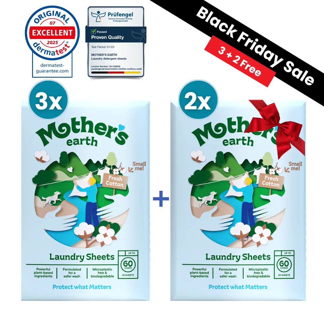 Eco-Friendly Laundry Sheets - Black Friday. Mother's Earth