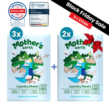 Eco-Friendly Laundry Sheets - Black Friday. Mother's Earth
