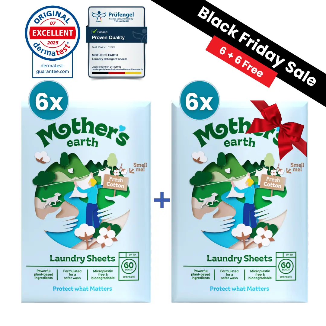 Eco-Friendly Laundry Sheets - Black Friday. Mother's Earth