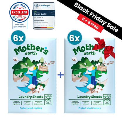 Eco-Friendly Laundry Sheets - Black Friday. Mother's Earth