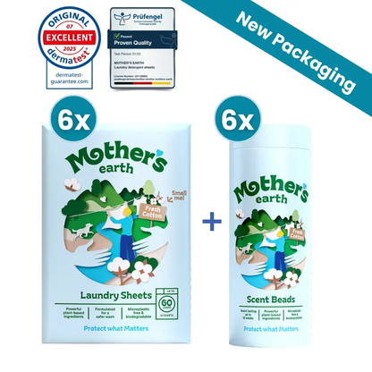 Eco-Friendly Laundry Sheets + Scent Beads - Black Friday Mother's Earth