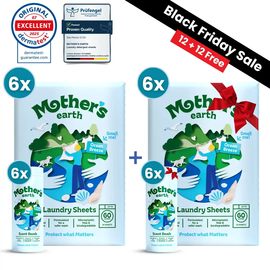 Eco-Friendly Laundry Sheets + Scent Beads - Black Friday Mother's Earth