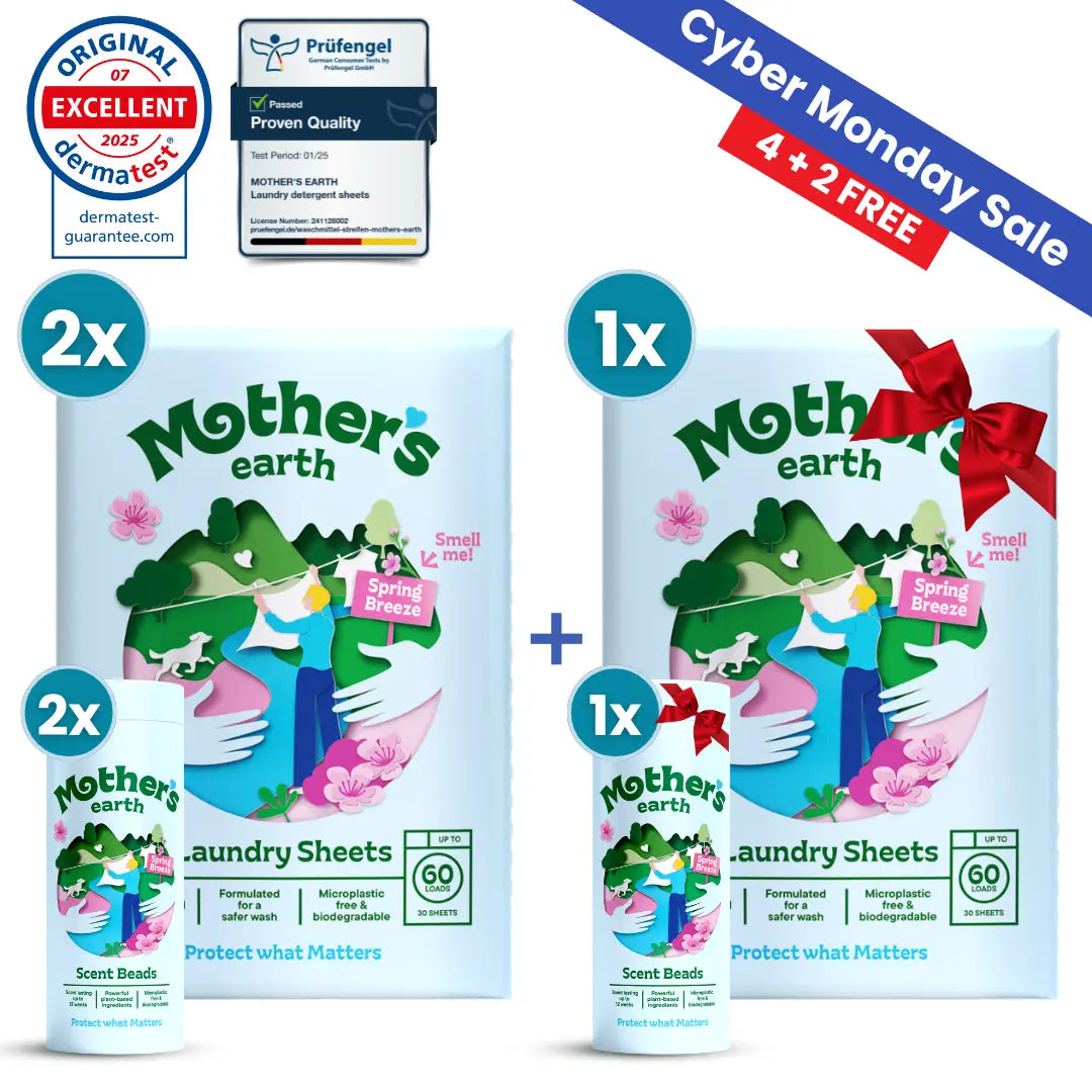 Eco-Friendly Laundry Sheets + Scent Beads Mother's Earth