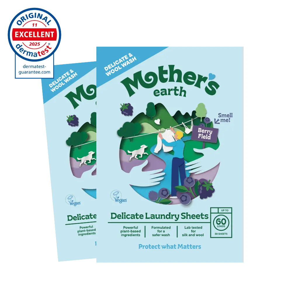 Laundry Detergent Sheet - Silk & Wool Mother's Earth Worldwide