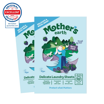 Laundry Detergent Sheet - Silk & Wool Mother's Earth Worldwide