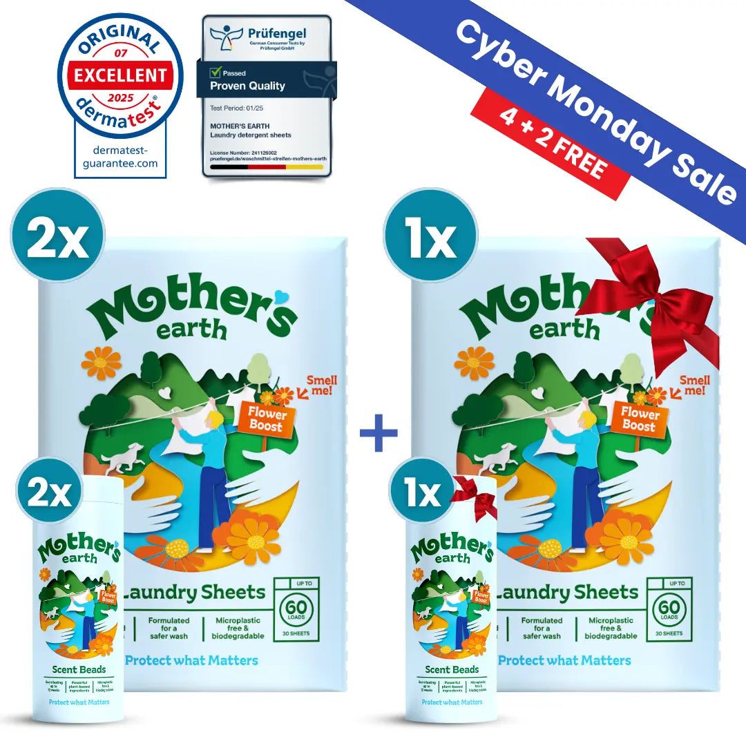 Eco-Friendly Laundry Sheets + Scent Beads Mother's Earth