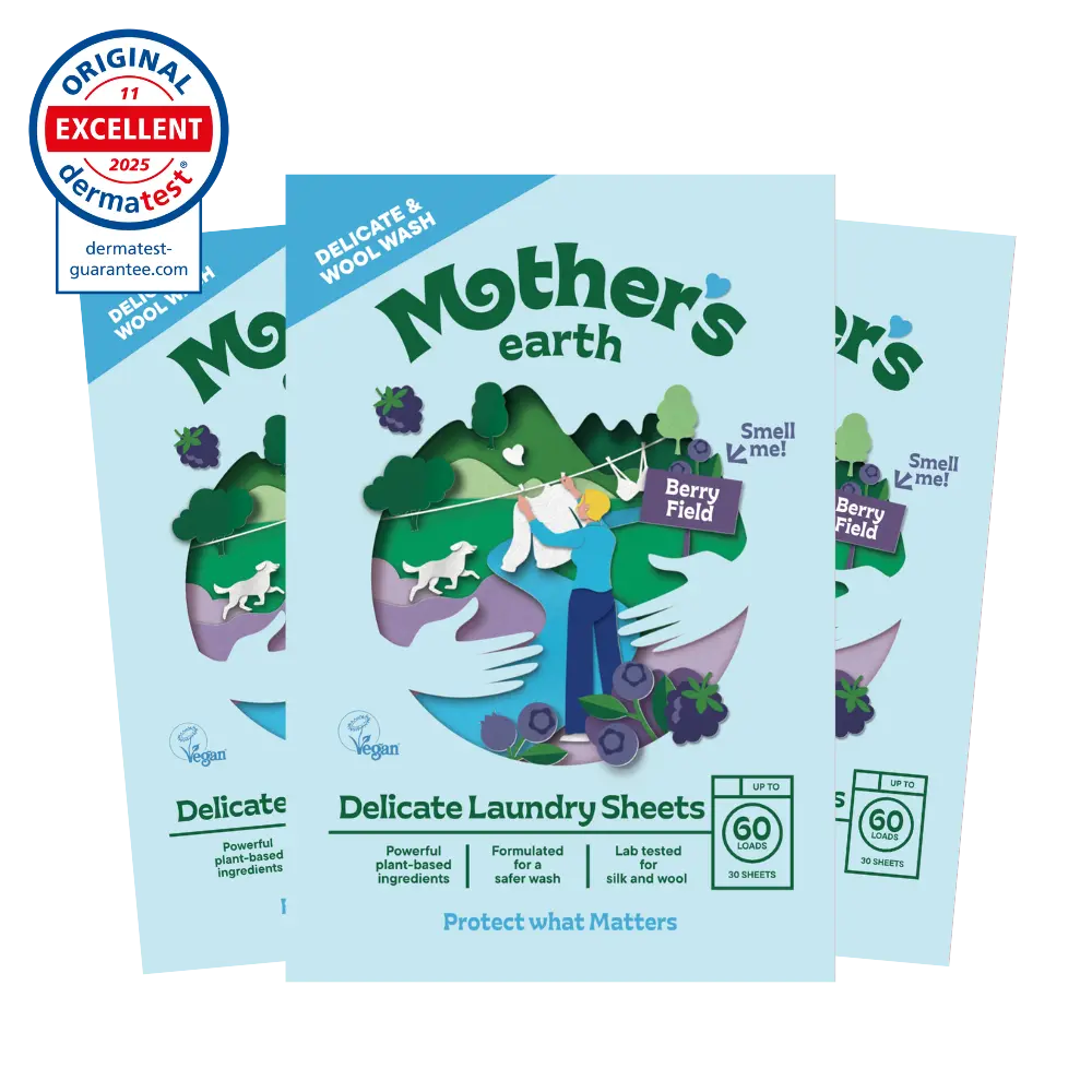 Laundry Detergent Sheet - Silk & Wool Mother's Earth Worldwide
