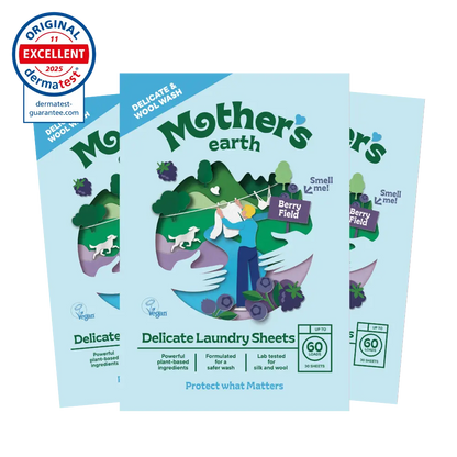 Laundry Detergent Sheet - Silk & Wool Mother's Earth Worldwide
