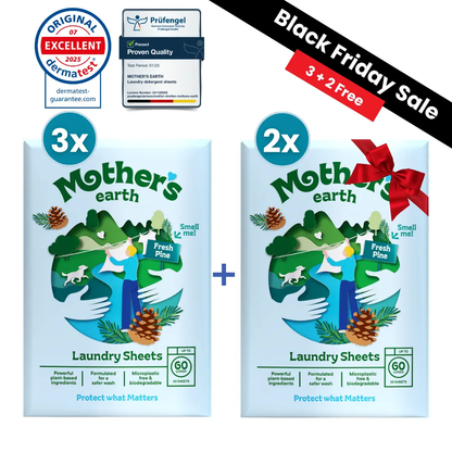 Eco-Friendly Laundry Sheets - Black Friday. Mother's Earth
