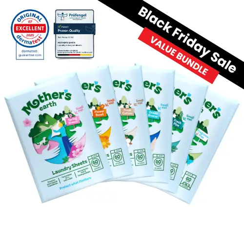 Eco-Friendly Laundry Sheets - Black Friday. Mother's Earth