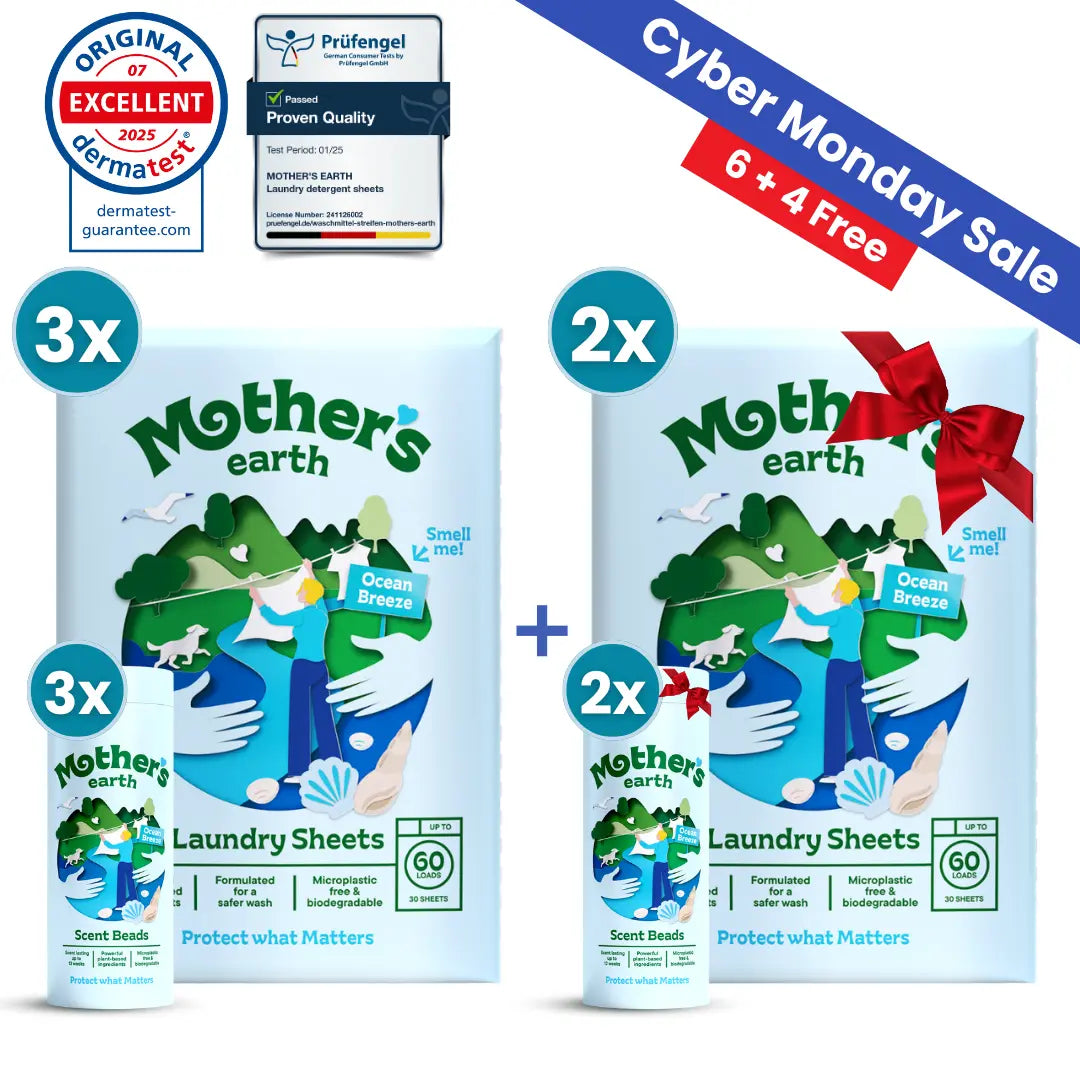 Eco-Friendly Laundry Sheets + Scent Beads Mother's Earth
