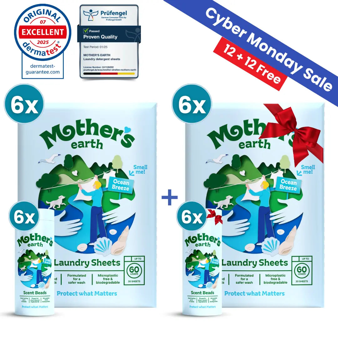 Eco-Friendly Laundry Sheets + Scent Beads Mother's Earth