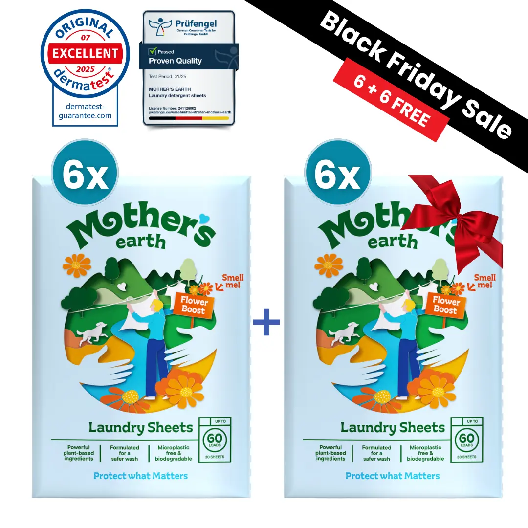 Eco-Friendly Laundry Sheets - Black Friday. Mother's Earth