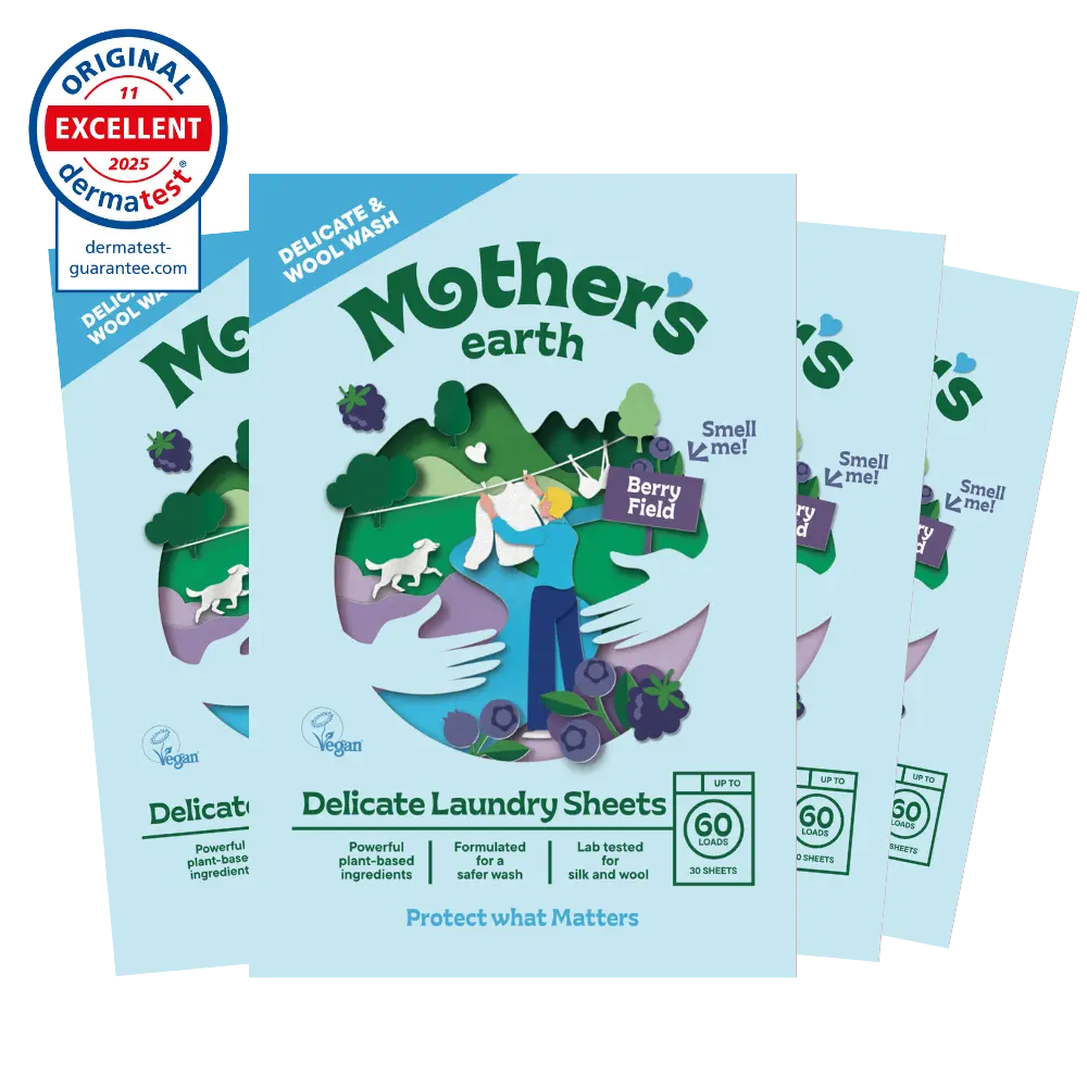Laundry Detergent Sheet - Silk & Wool Mother's Earth Worldwide