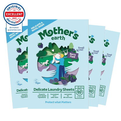 Laundry Detergent Sheet - Silk & Wool Mother's Earth Worldwide