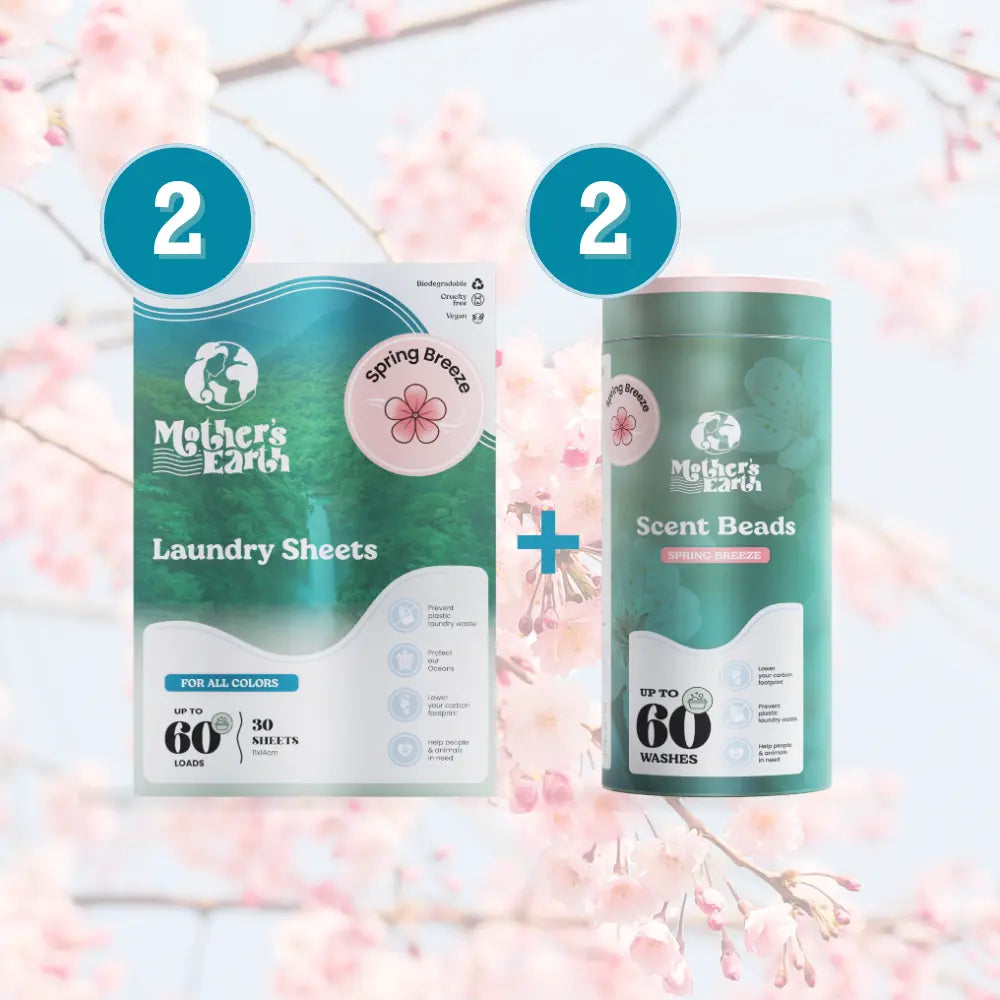 Eco-Friendly Laundry Sheets + Scent Beads Value Bundle Mother's Earth