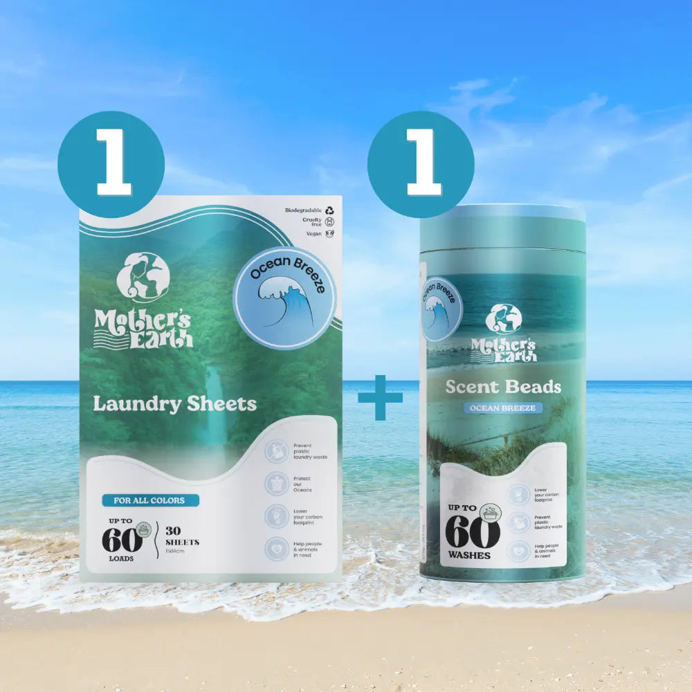 Eco-Friendly Laundry Sheets + Scent Beads Value Bundle Mother's Earth