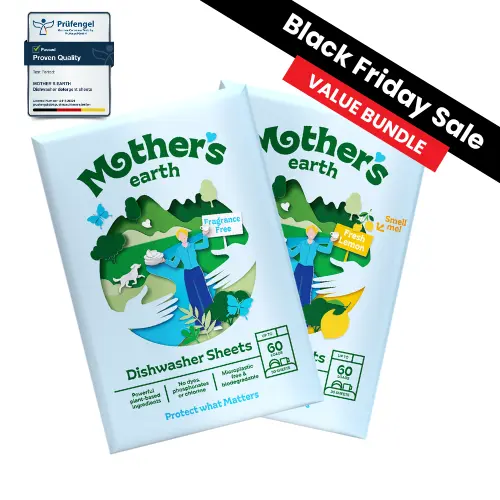 Eco-Friendly Dishwasher Sheets - Black Friday. Mother's Earth