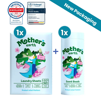 Eco-Friendly Laundry Sheets + Scent Beads - Black Friday Mother's Earth