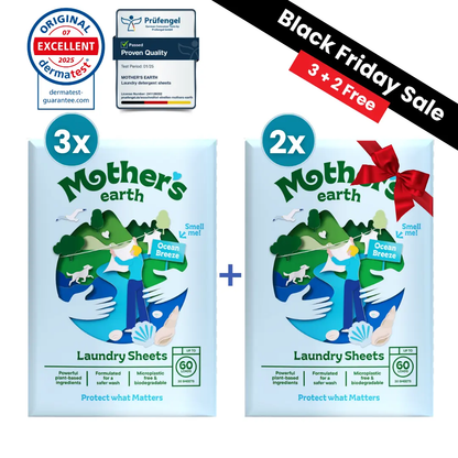 Eco-Friendly Laundry Sheets - Black Friday Mother's Earth