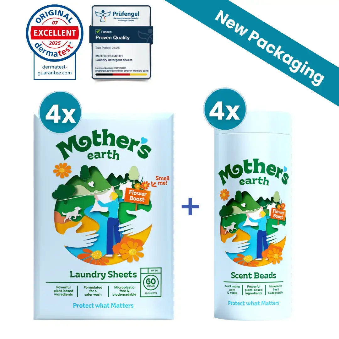 Eco-Friendly Laundry Sheets + Scent Beads - Black Friday Mother's Earth