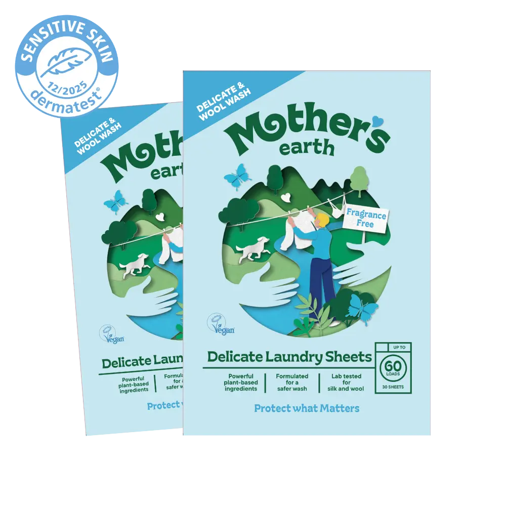 Laundry Detergent Sheet - Silk & Wool Mother's Earth Worldwide