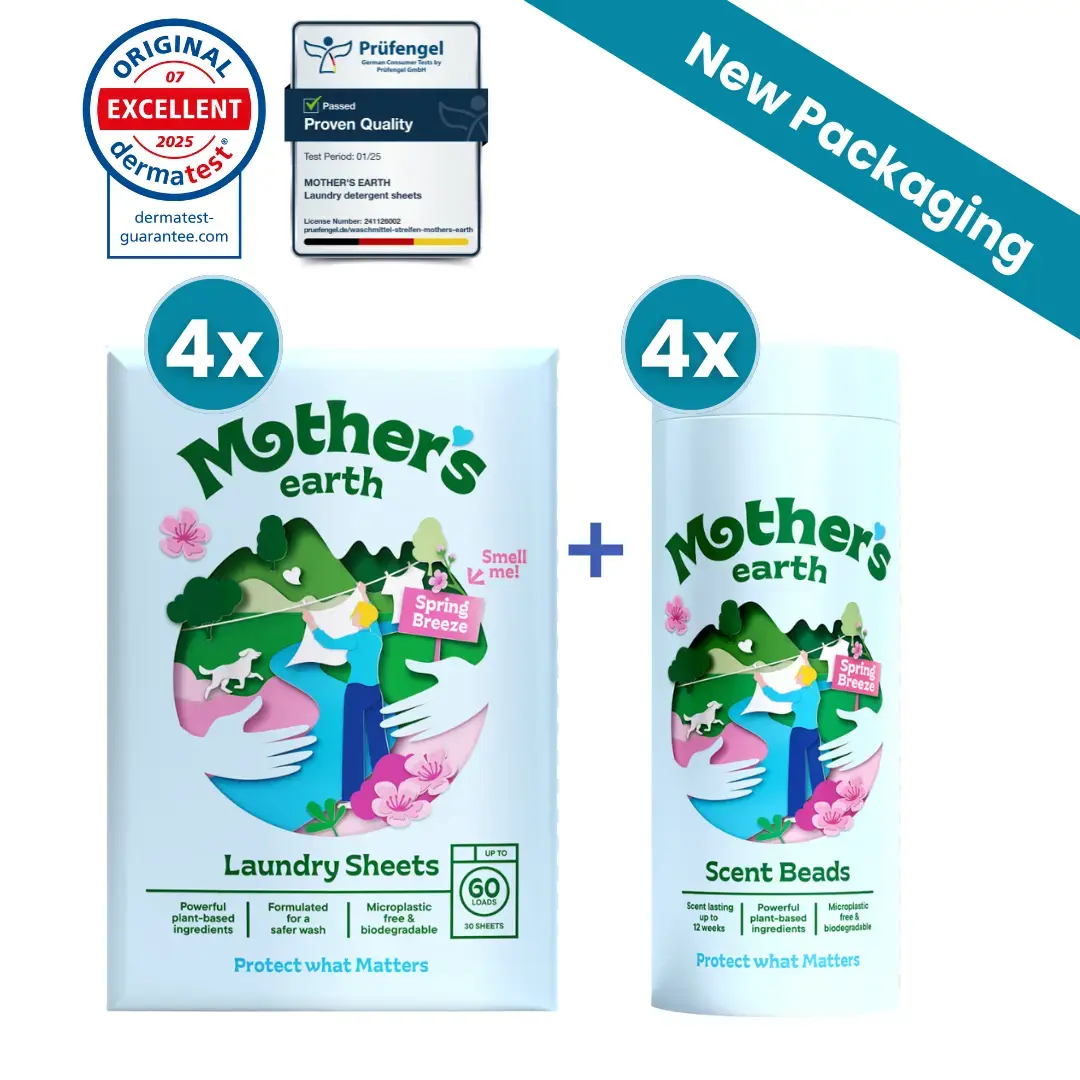 Eco-Friendly Laundry Sheets + Scent Beads - Black Friday Mother's Earth