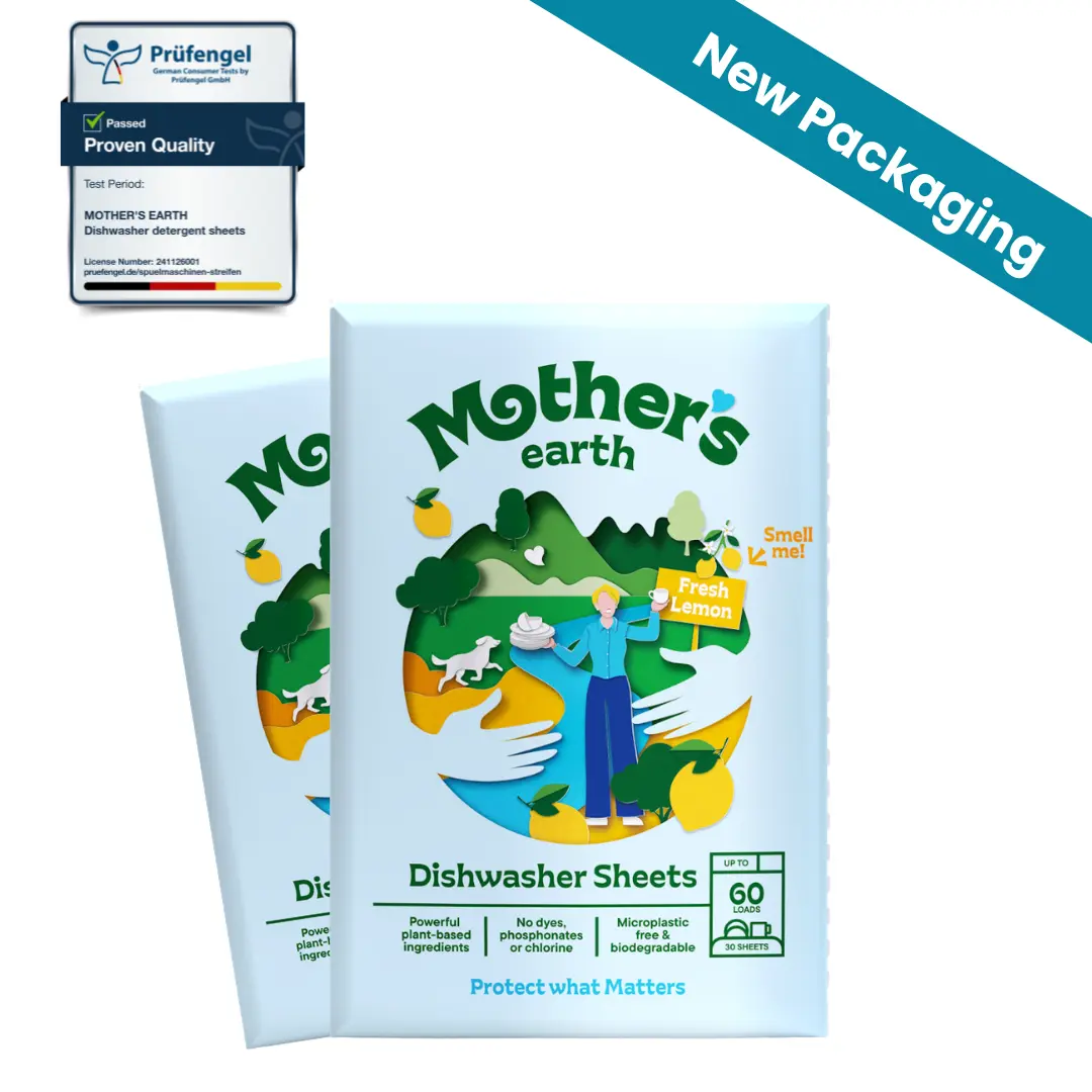 Eco-Friendly Dishwasher Sheets Mother's Earth