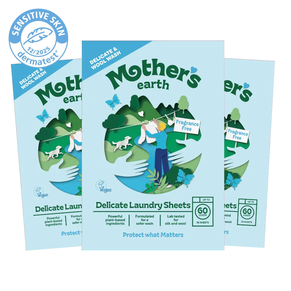 Laundry Detergent Sheet - Silk & Wool Mother's Earth Worldwide