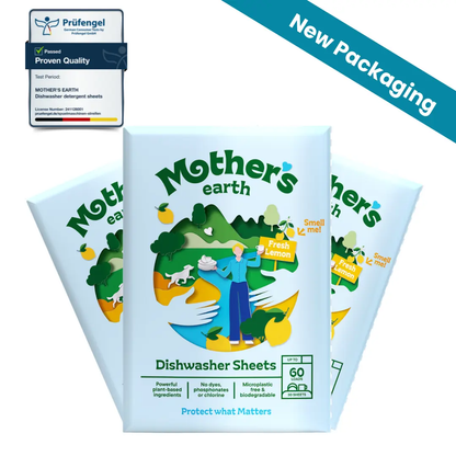 Eco-Friendly Dishwasher Sheets Mother's Earth